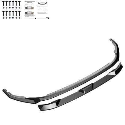 Frontsplitter passend für VW Transporter T7 2024+ Hochglanz Schwarz