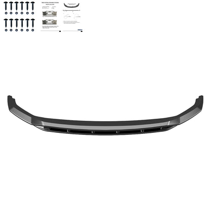 Frontsplitter passend für VW Volkswagen Transporter T7 2024+ v5 Hochglanz Schwarz