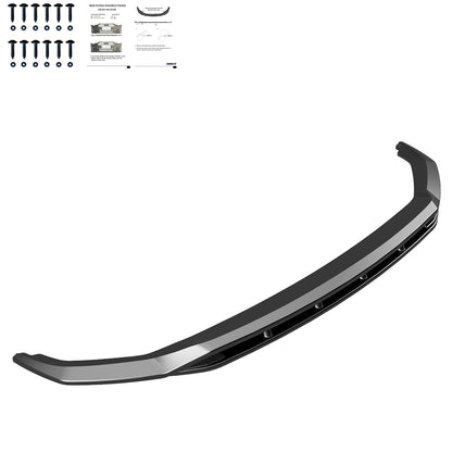 Frontsplitter passend für VW Volkswagen Transporter T7 2024+ v5 Hochglanz Schwarz