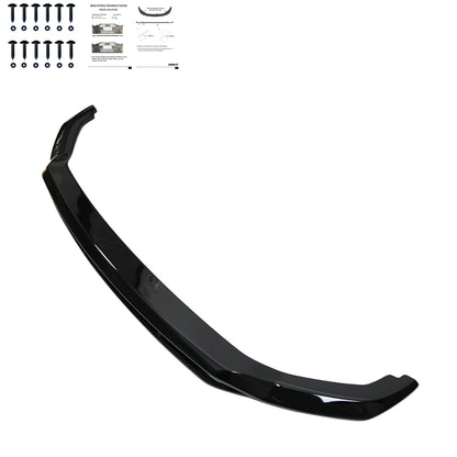 Frontsplitter passend für VW Volkswagen Transporter T7 2024+ v5 Hochglanz Schwarz