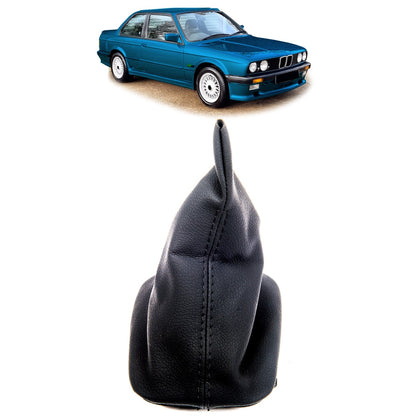 Schaltknaufbezug Schwarz passend für BMW 3er (E30) 1982-1994