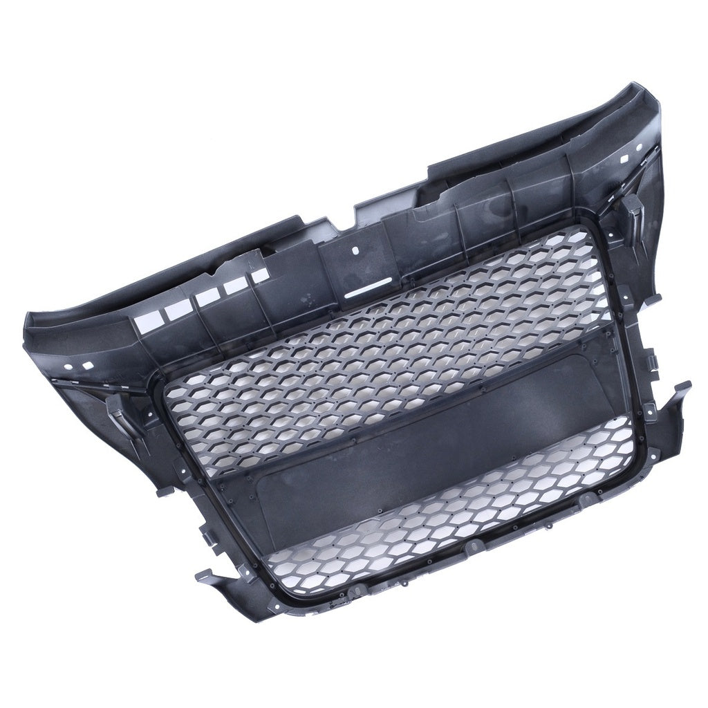 Sport Kühlergrill Silber Glanz Schwarz für AUDI A3 8P Facelift 2008-2012