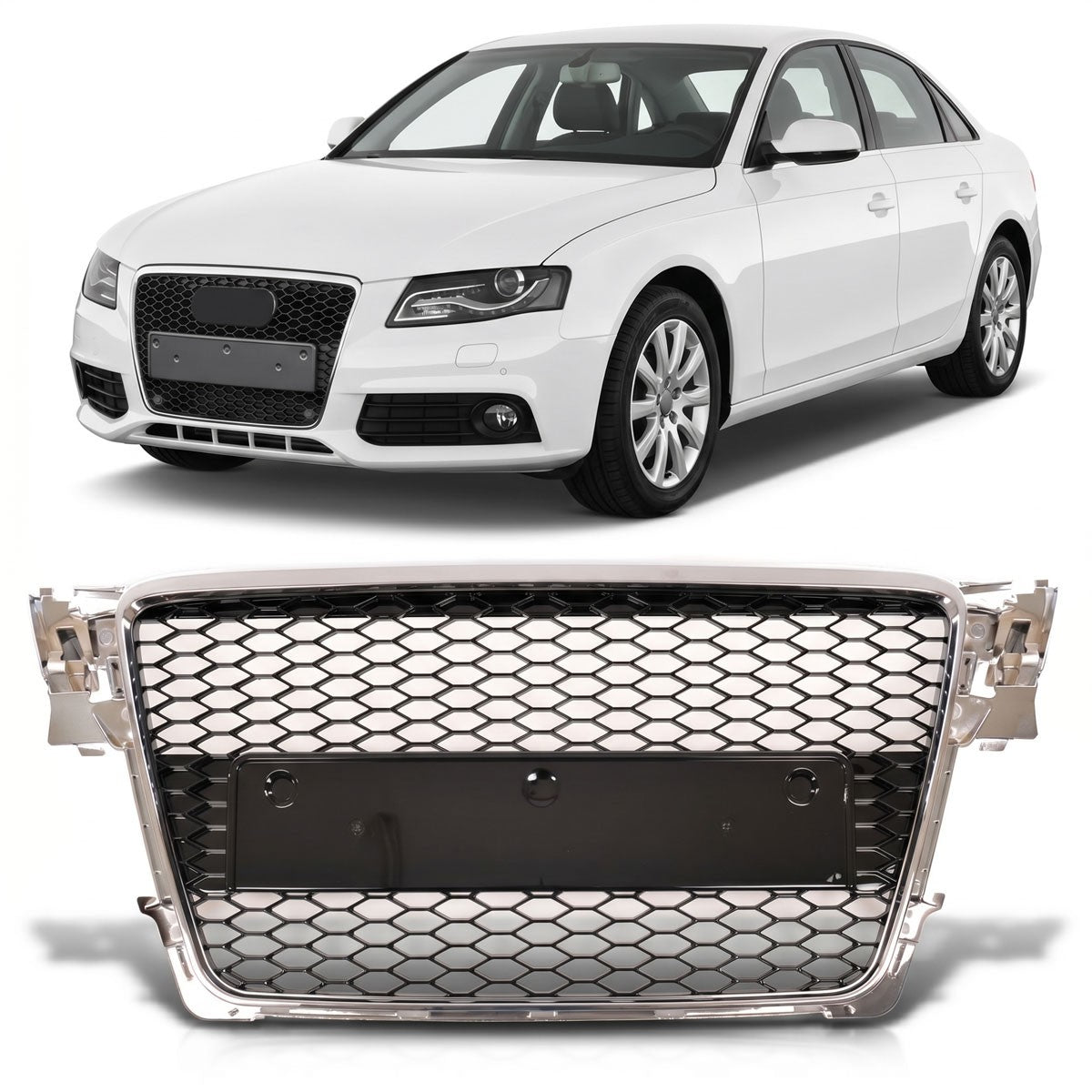 Kühlergrill Chrom passend für Audi A4 B8 8K 2007-2011