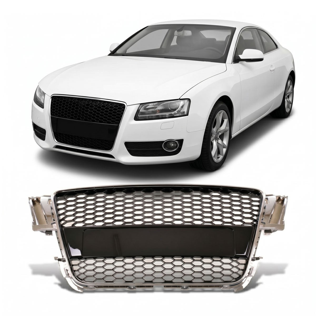 Kühlergrill Chrom passend für Audi A5 8T Coupé Cabrio Sportback 2007-2011