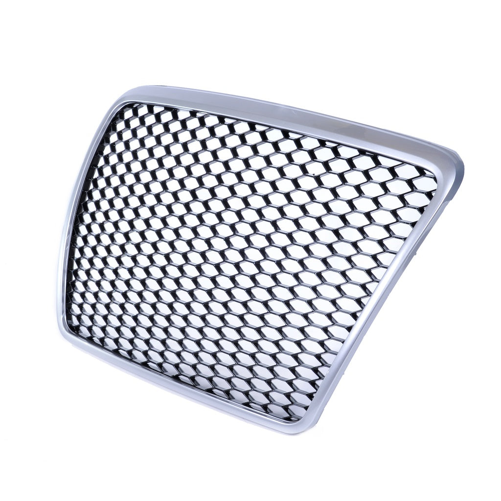 Sport Kühlergrill Silber Hochglanz Schwarz AUDI A6 C6 Limousine Avant Facelift 2008-2011 RS Style