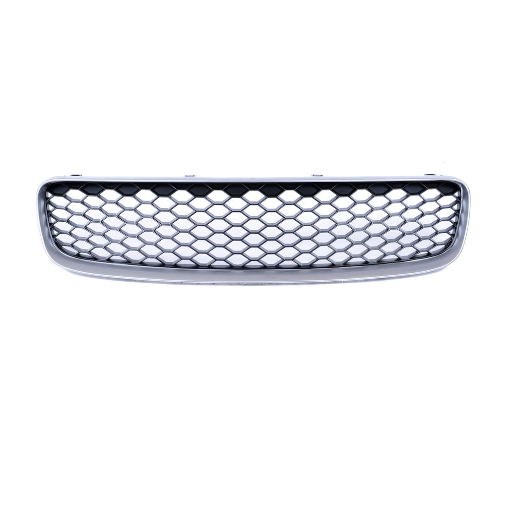 Sport Kühlergrill Silber-Glänzend Schwarz für AUDI TT 8N Coupe Roadster 1998-2006 RS Stil