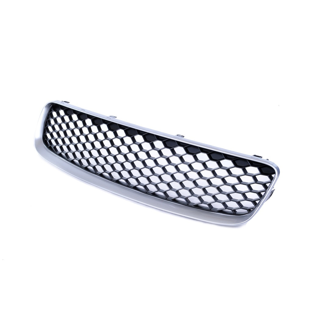 Sport Kühlergrill Silber-Glänzend Schwarz für AUDI TT 8N Coupe Roadster 1998-2006 RS Stil