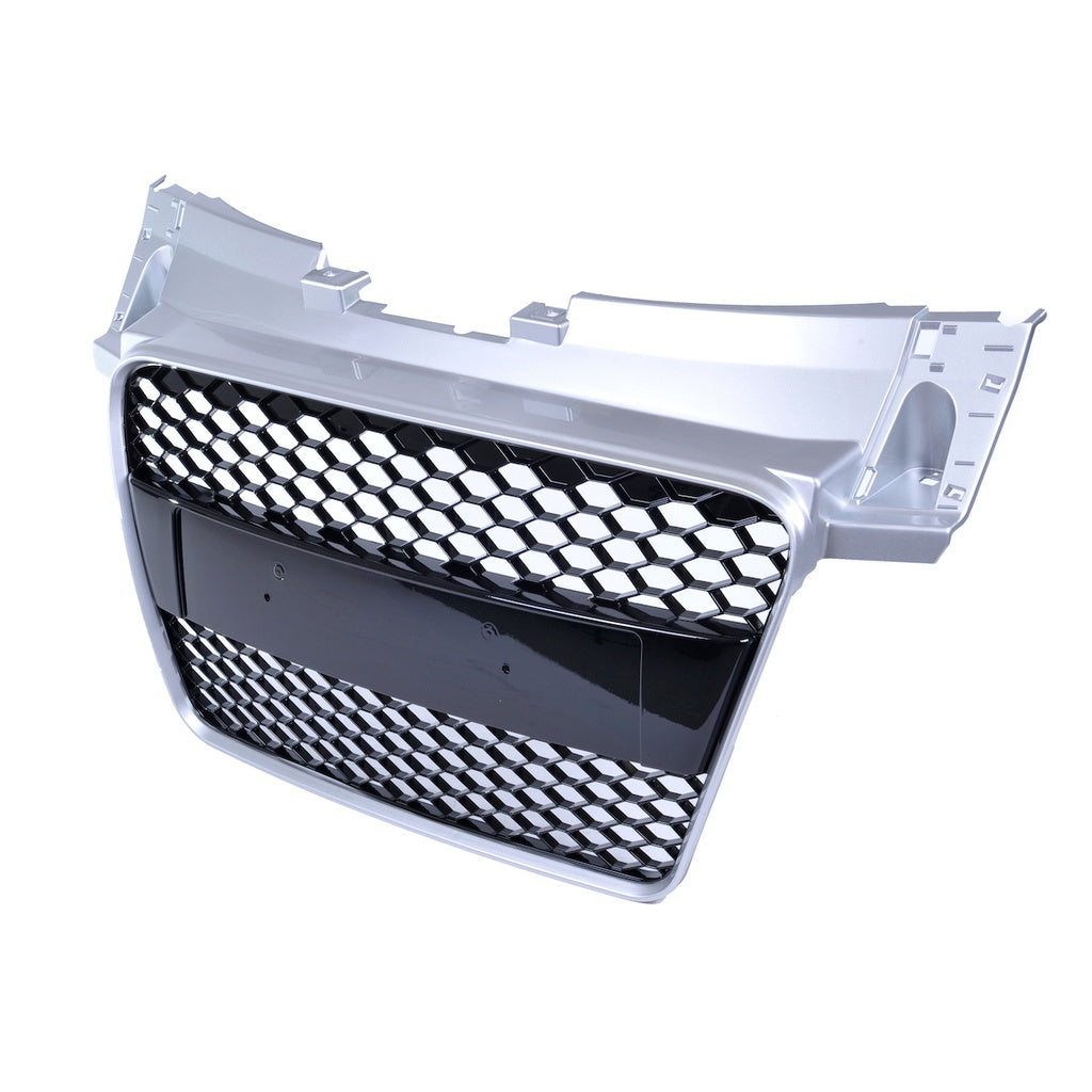 Sport Kühlergrill Silber Glänzend Schwarz AUDI TT 8J Coupé Roadster 2006-2014 RS Style