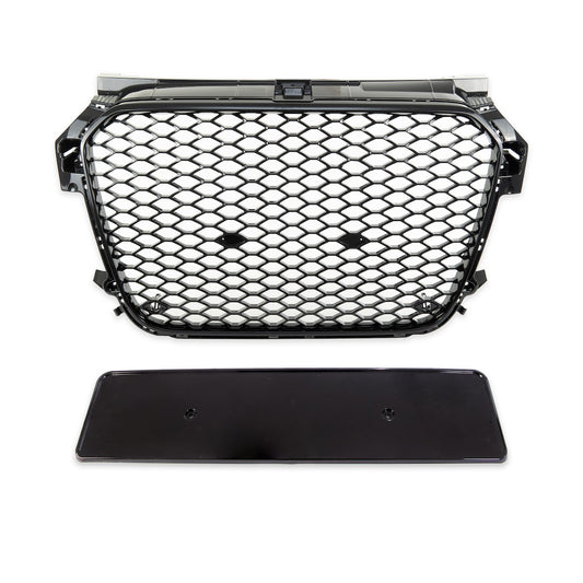 Frontgrill Hochglanz Schwarz passend für Audi A1 8X 2011-2015