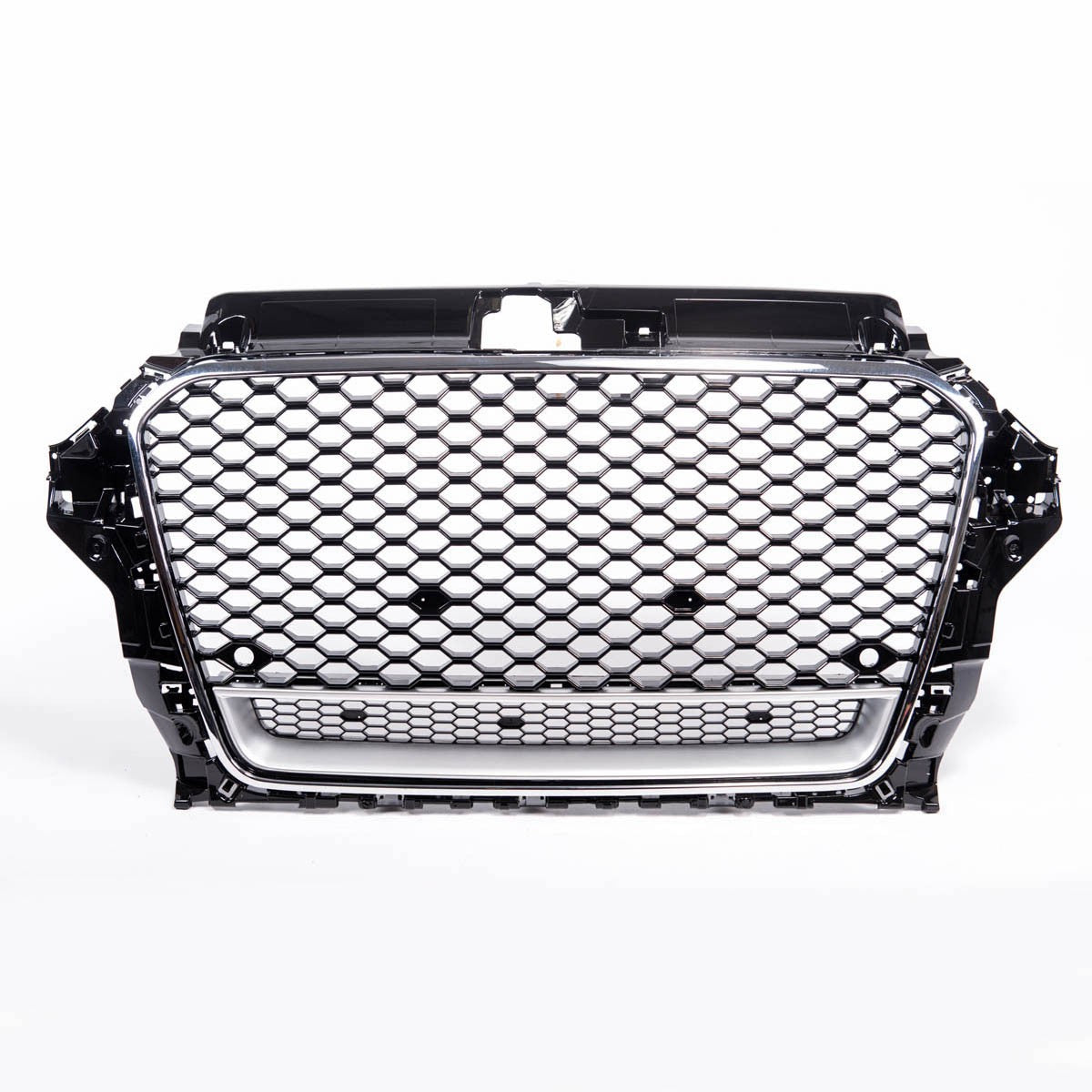 Sportgrill Chrom & Hochglanz Schwarz passend für Audi A3 8V 2012-2016