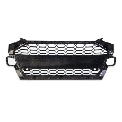 Kühlergrill Hochglanz Schwarz für AUDI A4 B9 8W Limousine Avant Facelift 2020-2024