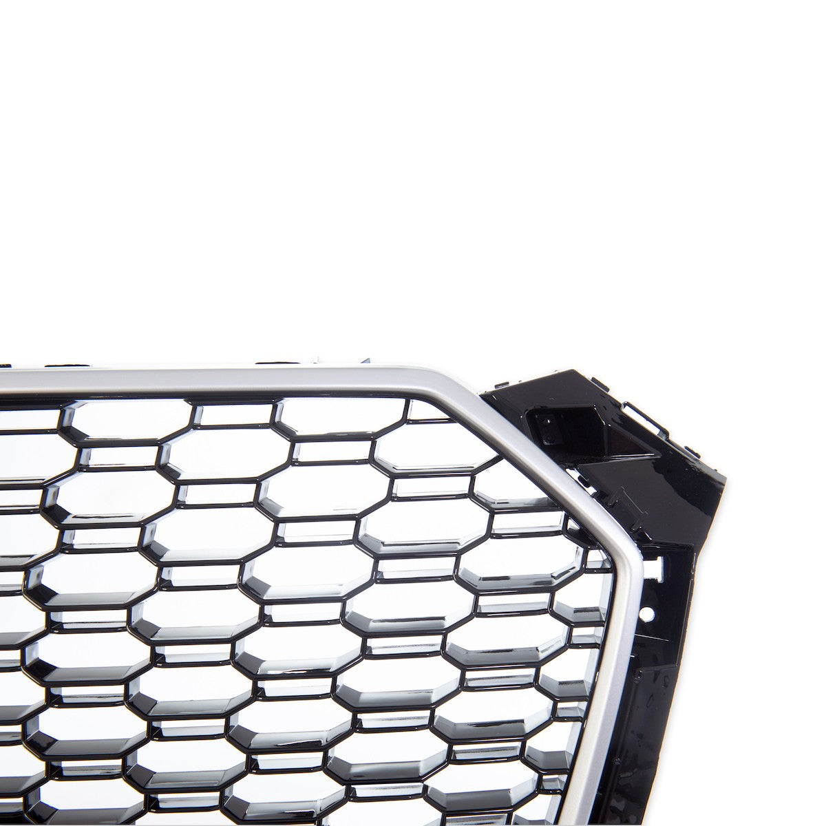 Silber & Hochglanz Schwarz Sportgrill passend für Audi A5 F5 2016-2020