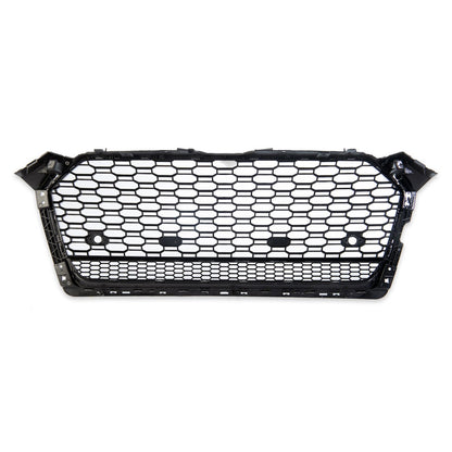 Silber & Hochglanz Schwarz Sportgrill passend für Audi A5 F5 2016-2020