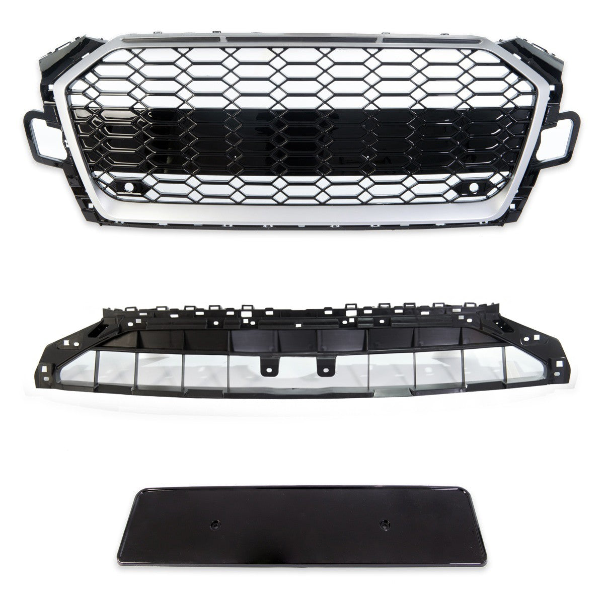 Sportgrill Silber passend für Audi A5 F5 2020-2024