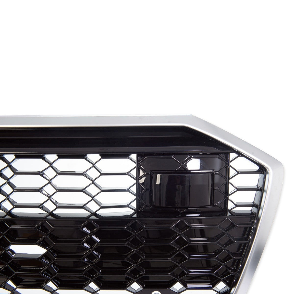 Silber Sportgrill passend für Audi A6 C8 4A Limousine Avant 2018-2024