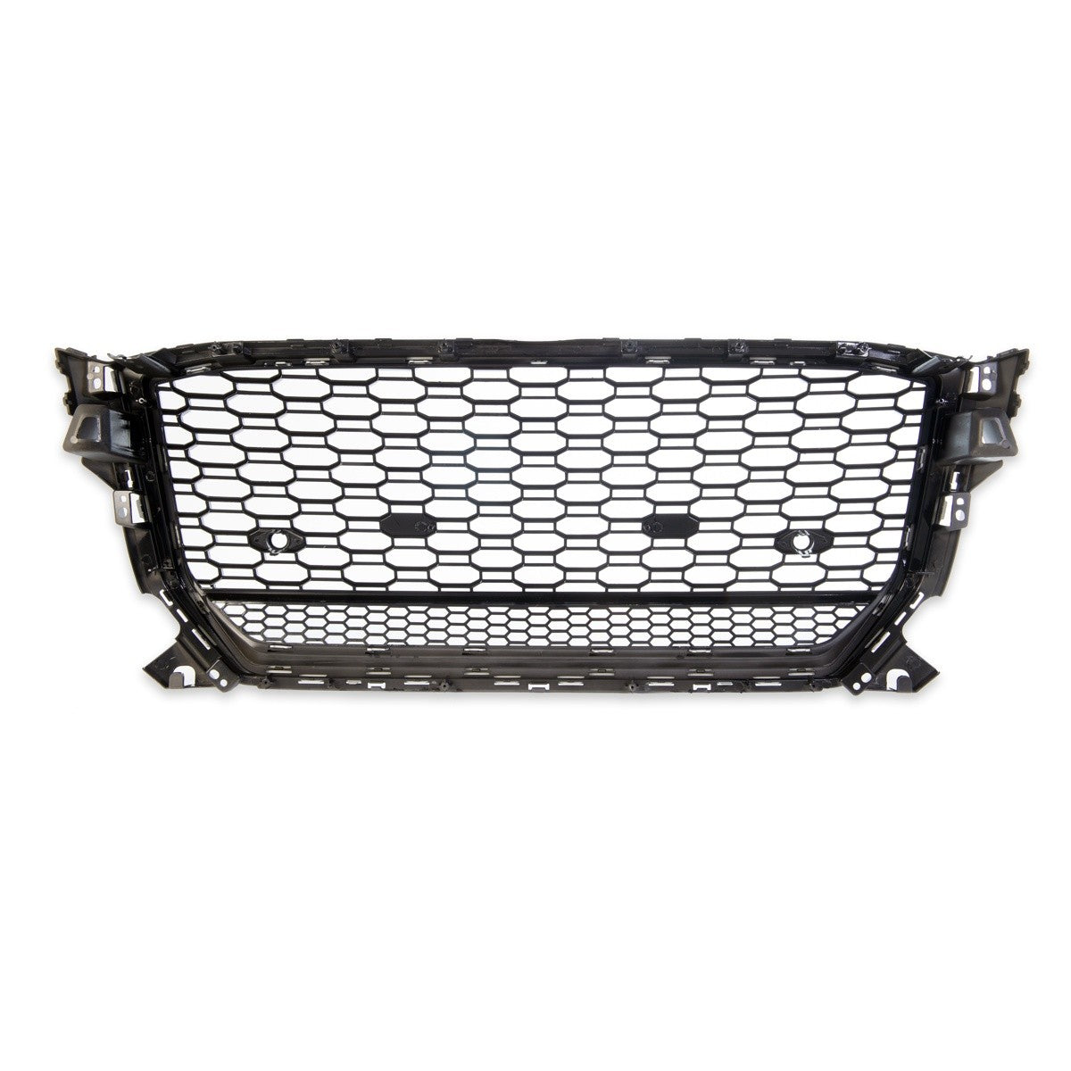 Sportgrill Silber & Hochglanz Schwarz passend für Audi Q2 GA 2016-2020