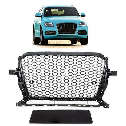 Hochglanz Schwarz Kühlergrill passend für Audi Q5 8R Facelift 2012-2017