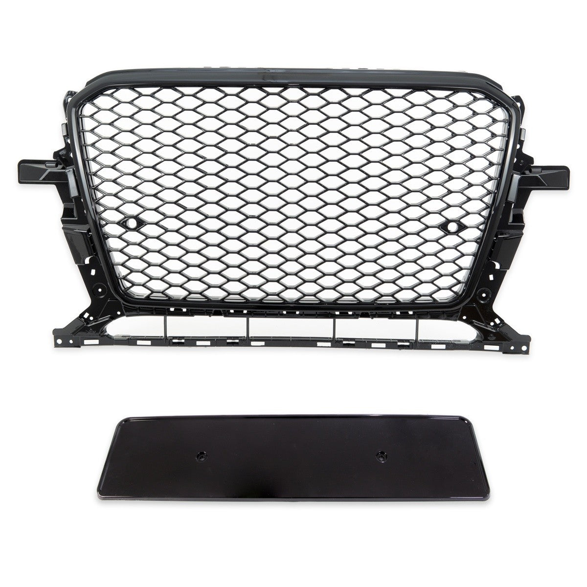 Hochglanz Schwarz Kühlergrill passend für Audi Q5 8R Facelift 2012-2017