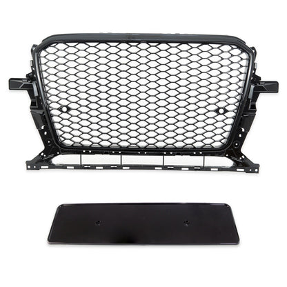 Hochglanz Schwarz Kühlergrill passend für Audi Q5 8R Facelift 2012-2017