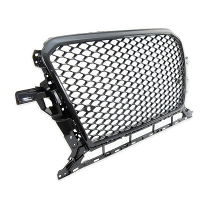 Hochglanz Schwarz Kühlergrill passend für Audi Q5 8R Facelift 2012-2017
