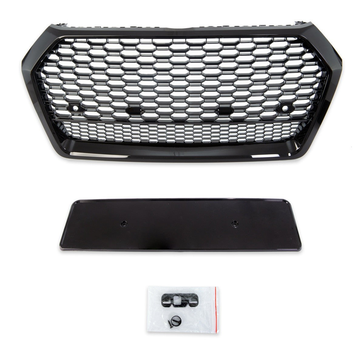 Sportgrill Hochglanz Schwarz passend für Audi Q5 FY 2017-2020