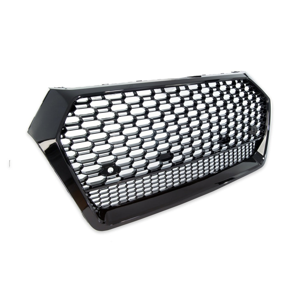 Kühlergrill Hochglanz Schwarz passend für AUDI Q5 FY 2017-2020 Modell