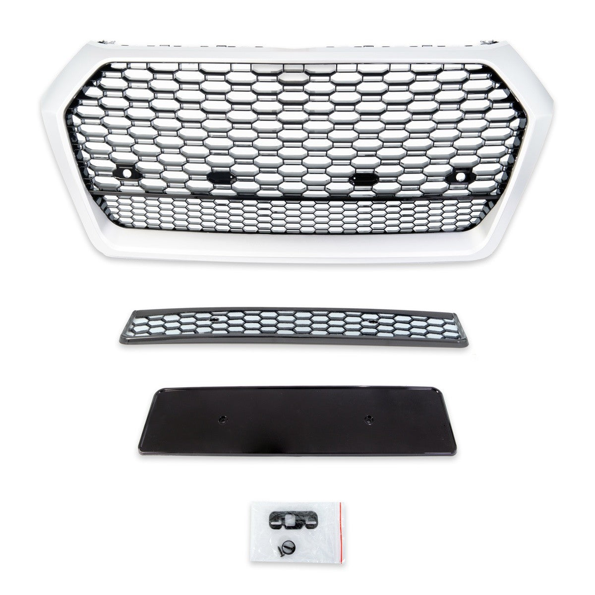 Sportgrill Silber passend für Audi Q5 (FY) 2017-2020