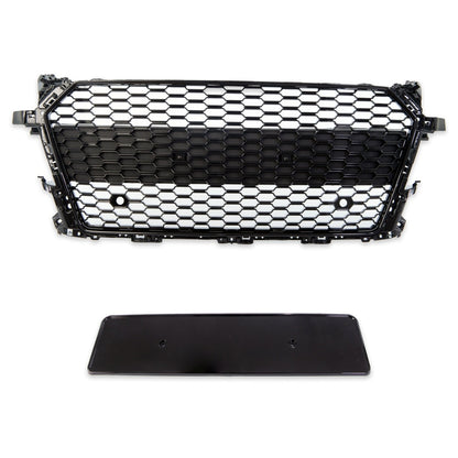 Kühlergrill Hochglanz Schwarz passend für Audi TT FV 8S 2014-2018