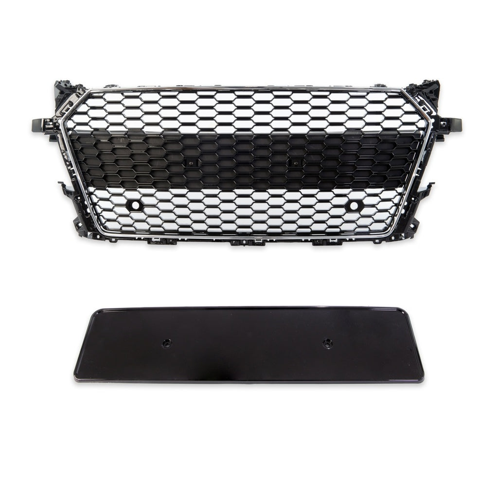 Kühlergrill Chrom-Schwarz AUDI TT (8S) Coupe Roadster 2014-2018 GRIAU0086
