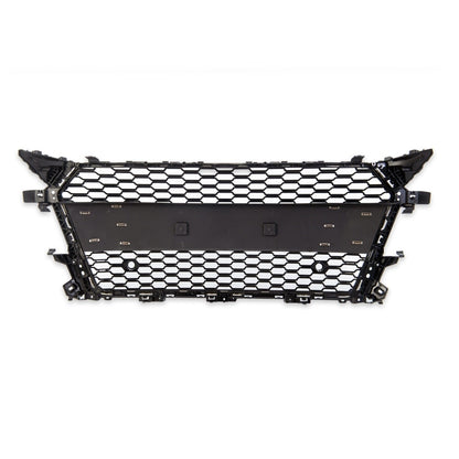 Kühlergrill Silber Hochglanz Schwarz Gitter passend für Audi TT 8S FV 2014-2018