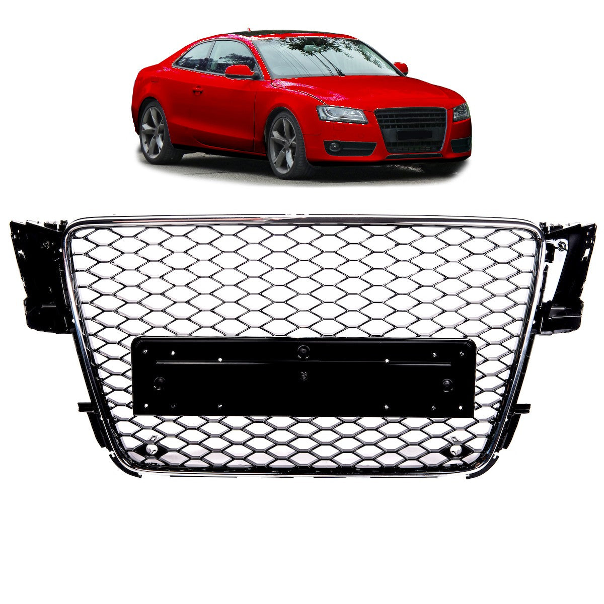 Kühlergrill Chrom passend für Audi A5 8T 2007-2011