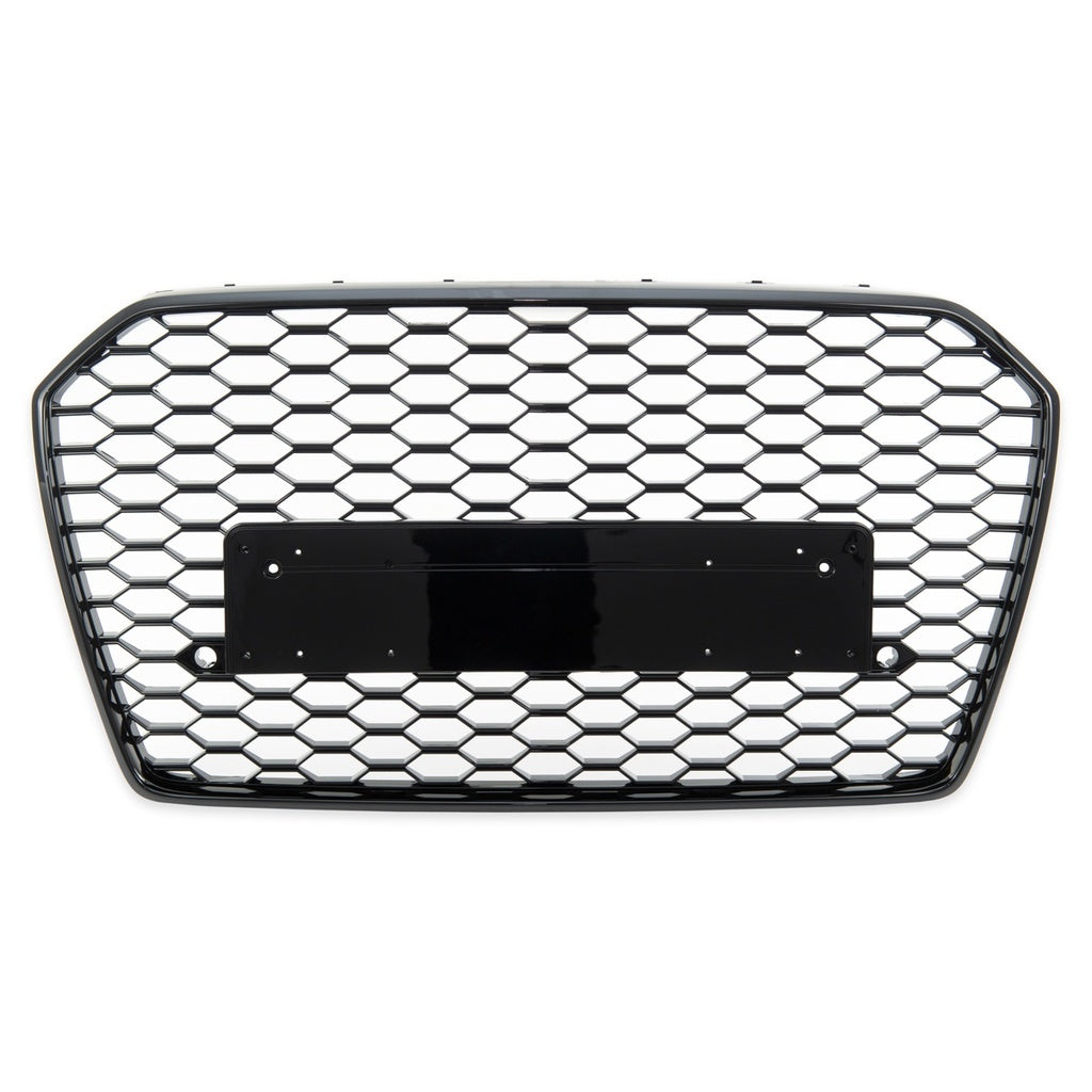 Kühlergrill Gloss Black für AUDI A6 C7 4G Limousine Avant Facelift 2015-2018 GRIAU0109