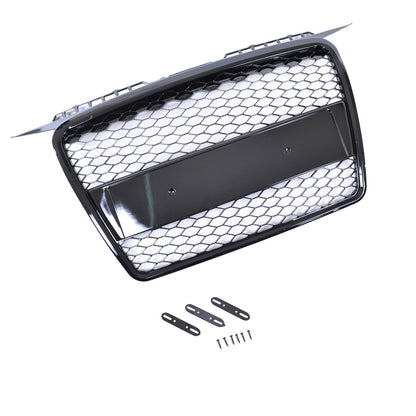 Sport Kühlergrill Gloss Black für AUDI A3 8P Sportback Hatchback 2005-2008 RS Style