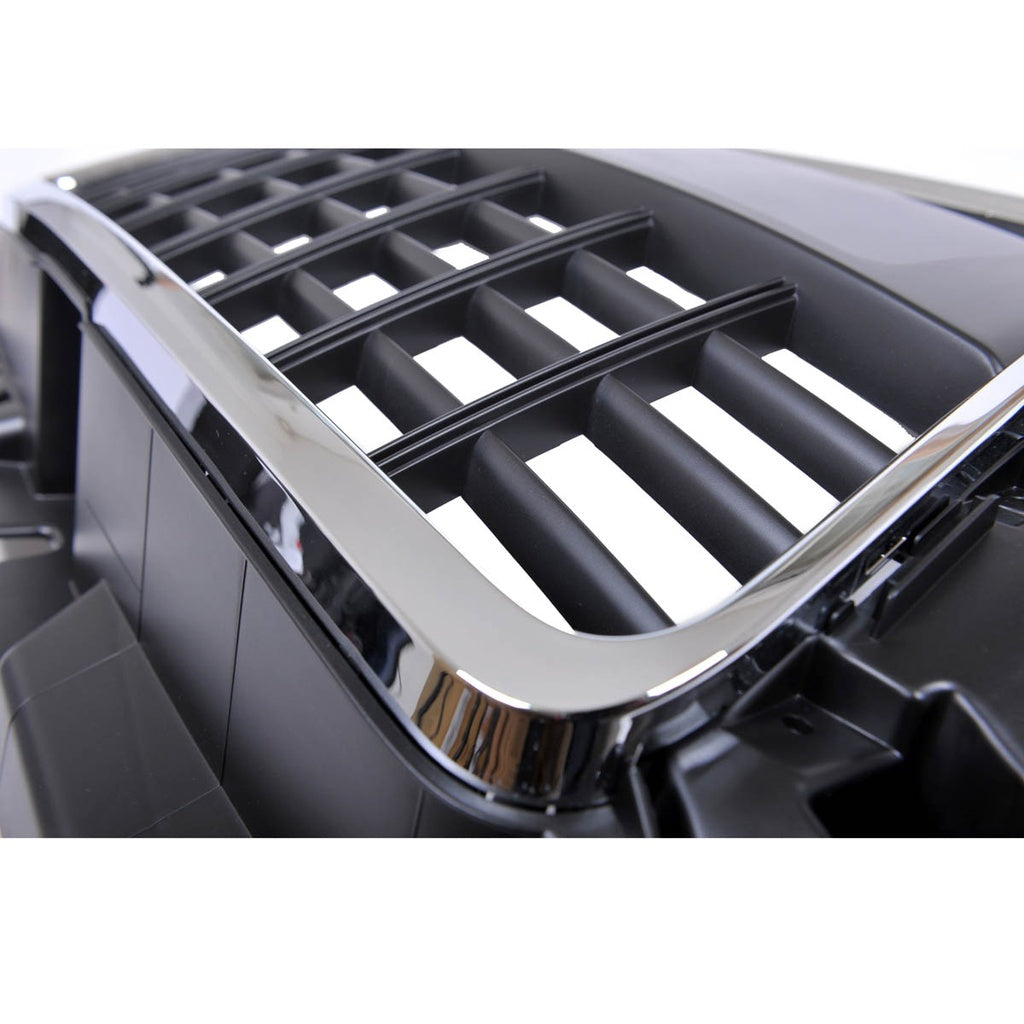 Sport Kühlergrill Chrom Schwarz für AUDI A3 8P Sportback Hatchback Cabrio Facelift 2008-2012 Ohne PDC