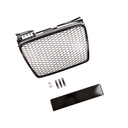 Kühlergrill Hochglanz Schwarz ohne PDC passend für Audi A4 B7 8E 2004-2008