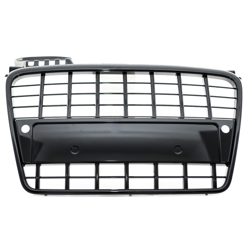 Sport Kühlergrill Gloss Black W/PDC AUDI A4 B7 Sedan Avant 2004-2008 S4 Style