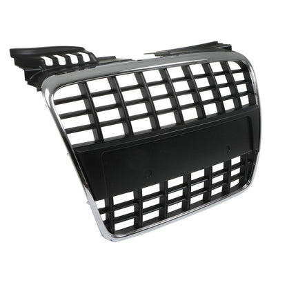 Sport Kühlergrill Chrome Schwarz passend für AUDI A4 B7 Limousine Avant 2004-2008 ohne PDC