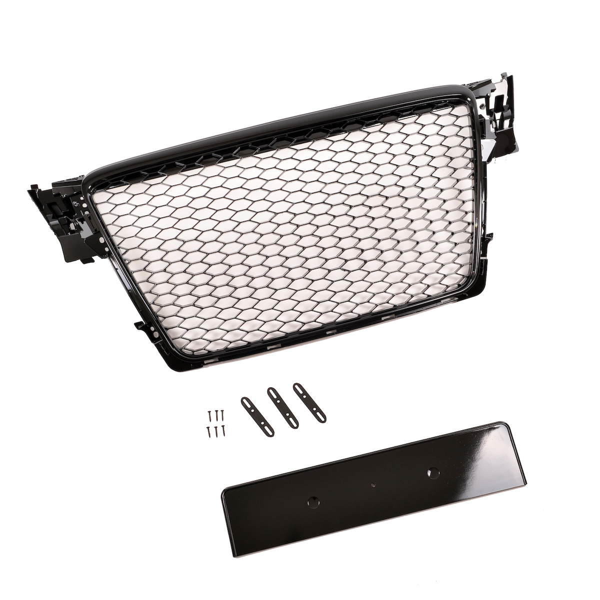 Kühlergrill Hochglanz Schwarz passend für Audi A4 B8 8K 2008-2012