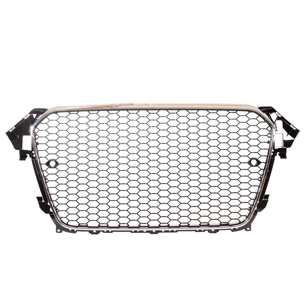 Kühlergrill Chrom Schwarz für AUDI A4 B8 Limousine Avant Facelift 2013-2016