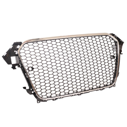 Kühlergrill Chrom Schwarz für AUDI A4 B8 Limousine Avant Facelift 2013-2016