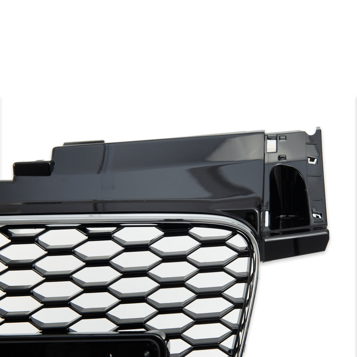 ADTT1841 - Sportgrill Silber Matt & Hochglanz Schwarz passend für Audi TT (8J) Coupé Roadster 2006-2014