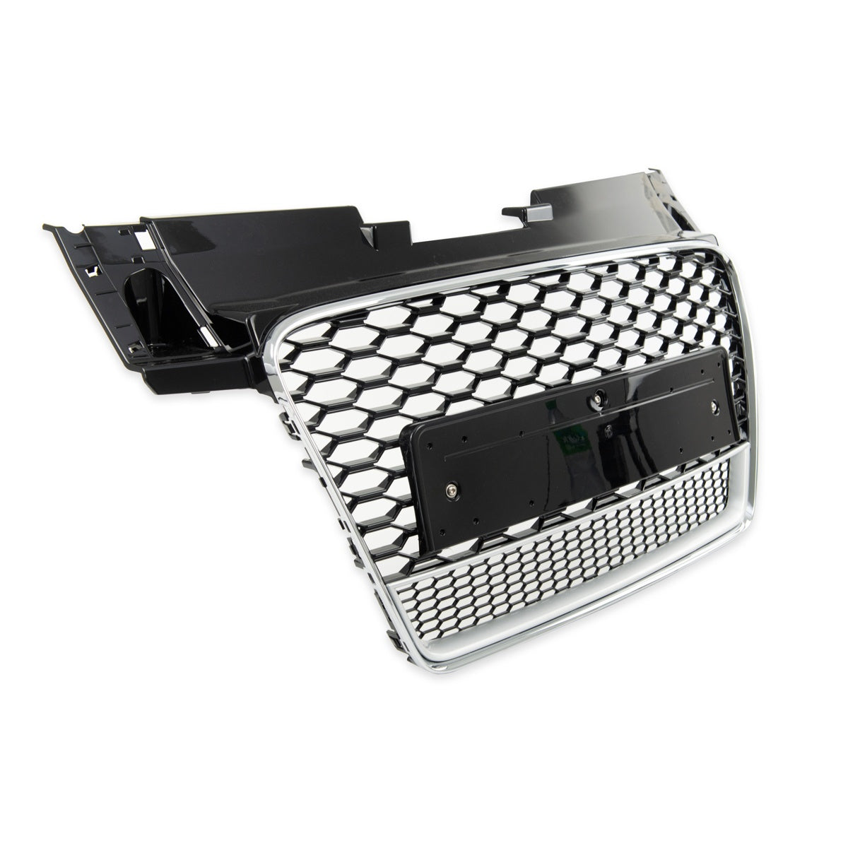 ADTT1841 - Sportgrill Silber Matt & Hochglanz Schwarz passend für Audi TT (8J) Coupé Roadster 2006-2014