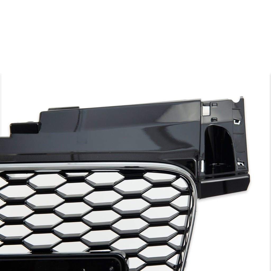Sport Kühlergrill Silber Matt & Glänzend Schwarz für AUDI TT Coupé Roadster 2006-2014 RS Style