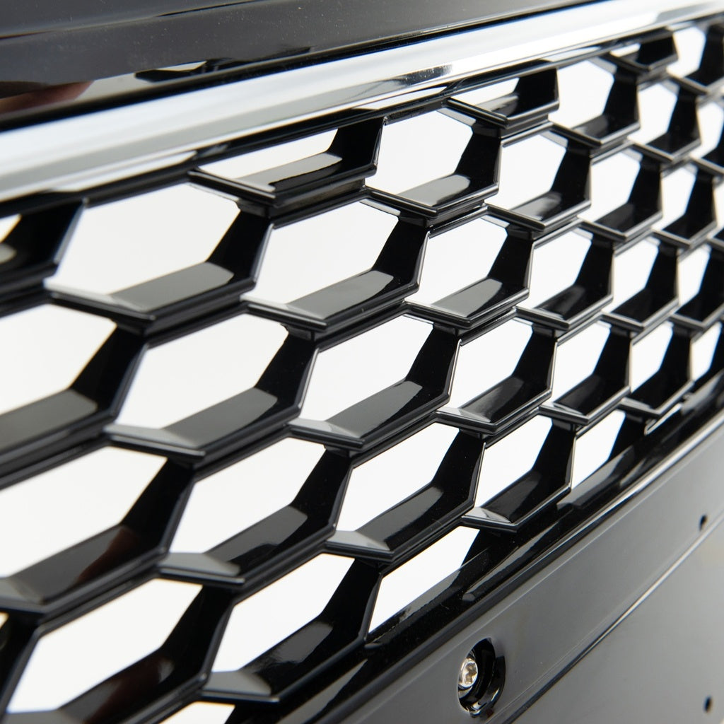 Sport Kühlergrill Silber Matt & Glänzend Schwarz für AUDI TT Coupé Roadster 2006-2014 RS Style