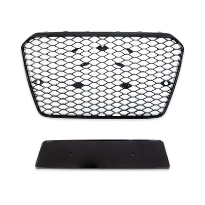 Sport Kühlergrill All Gloss Black für AUDI A5 8T Facelift 2011-2015