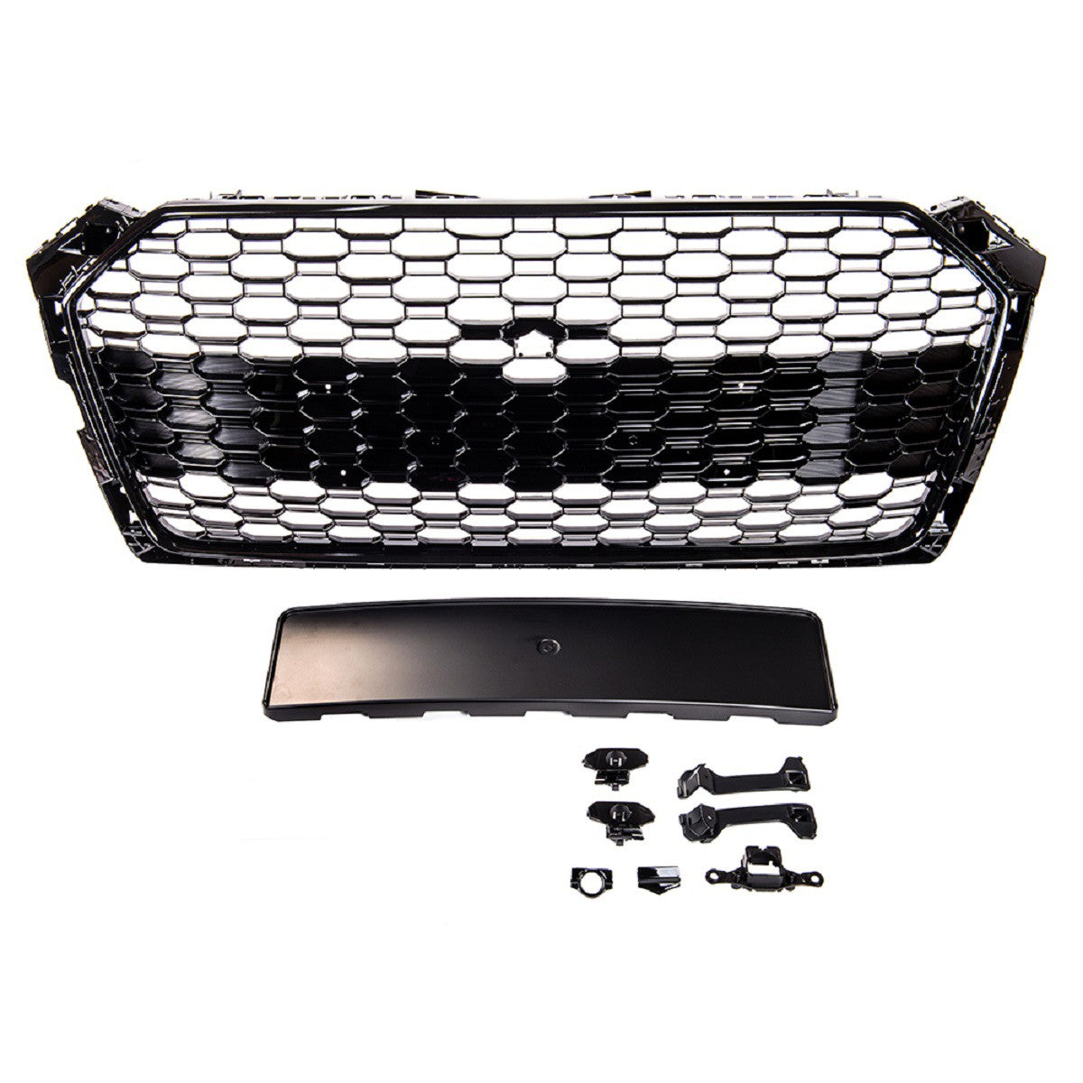 Sportgrill Hochglanz Schwarz passend für Audi A5 F5 2016-2019