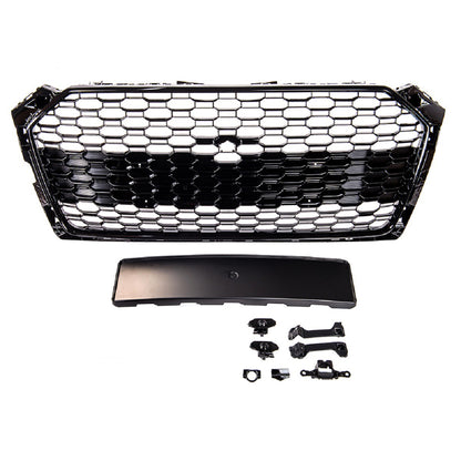 Sportgrill Hochglanz Schwarz passend für Audi A5 F5 2016-2019