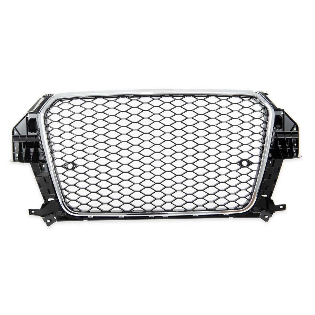 Kühlergrill Chrom Hochglanz Schwarz passend für Audi Q3 8U 2011-2014