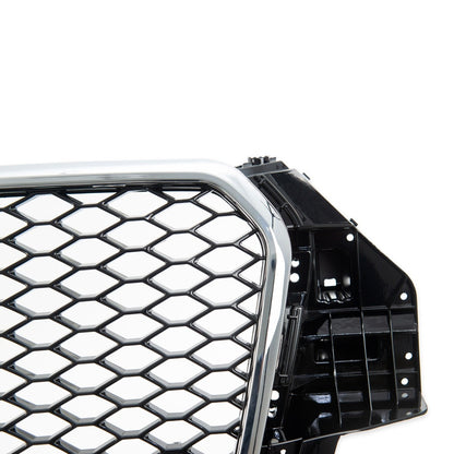 Kühlergrill Chrom Hochglanz Schwarz passend für Audi Q3 8U 2011-2014