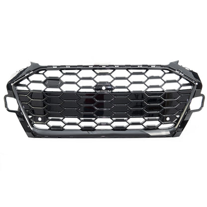 Kühlergrill Silber & Schwarz passend für Audi A4 B9 8W Facelift 2019-2023